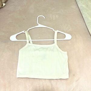 White tank top